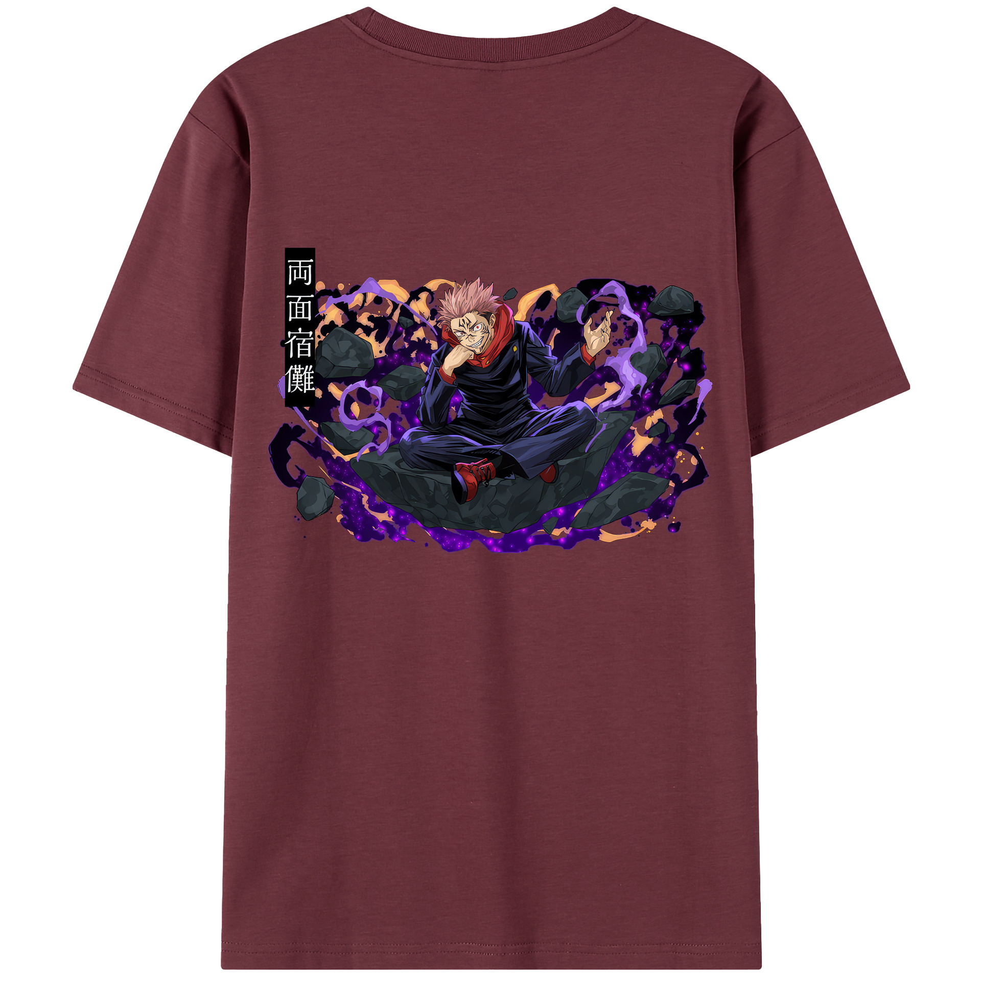 （画像用） 呪術廻戦 Jujutsu Kaisen 綿100％半袖Tシャツ（背面プリント）